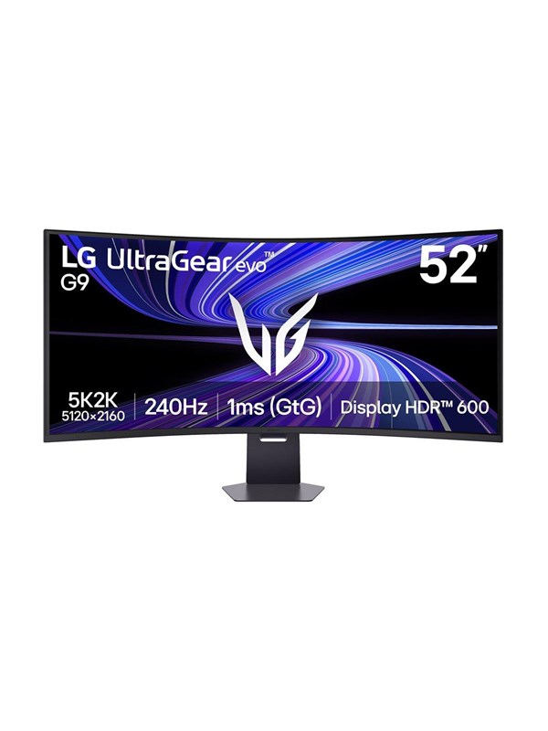 52" LG UltraGear evo 52G930B-B - G9 Series - LED monitor - curved - 52" - HDR