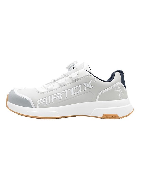AIRTOX turvakengät, Clean white, PRO smart lacing, Styrosoft-pohja 3.2 - Str. 46