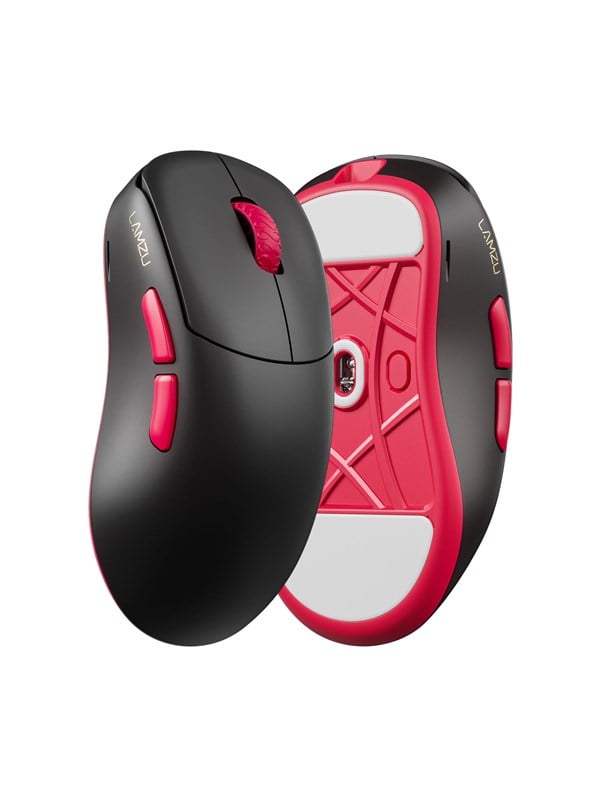 Lamzu Thorn V2 (Black/Red) - Pelihiiri - Optinen - 5 painiketta - Musta