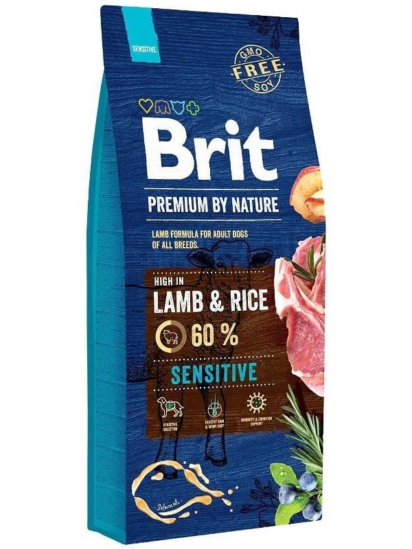 Brit Premium by Nature Sensitive Lamb with rice - dry dog food - 15 kg