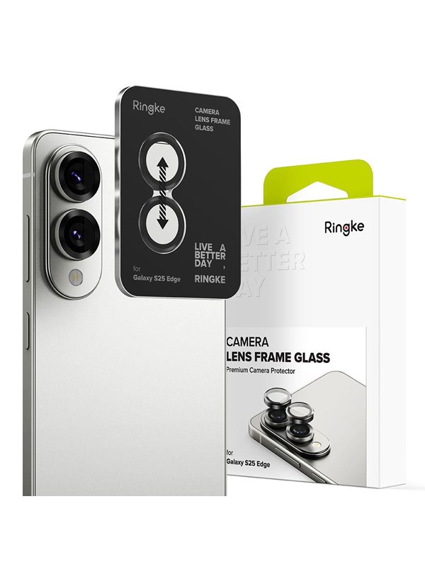 Ringke Quick Set+ Tempered Glass for Samsung Galaxy S25 Edge - Clear