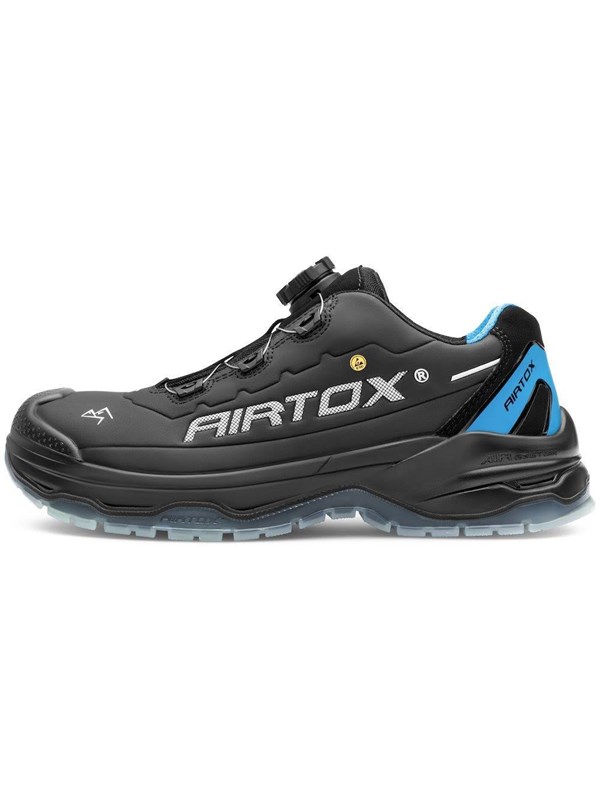 AIRTOX TX11 turvakengät TX11 TransAm, Whitelayer naulaanastumissuoja, PRO smart lacing, musta/sininen - Str. 43