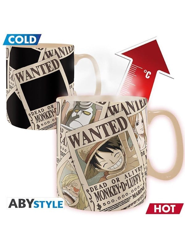 ABYstyle - One Piece - Wanted Heat Change Mug - Mukit