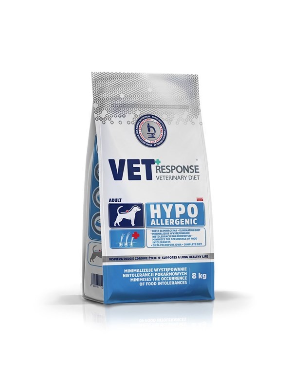 Vet Response Hypoallergenic - dry dog food - 8kg