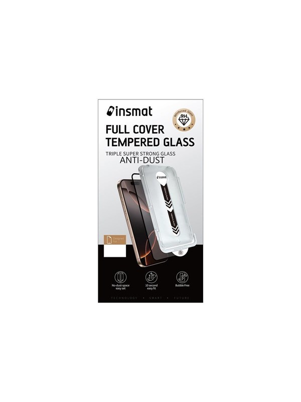 Insmat - screen protector for mobile phone - easy & anti-dust super full cover