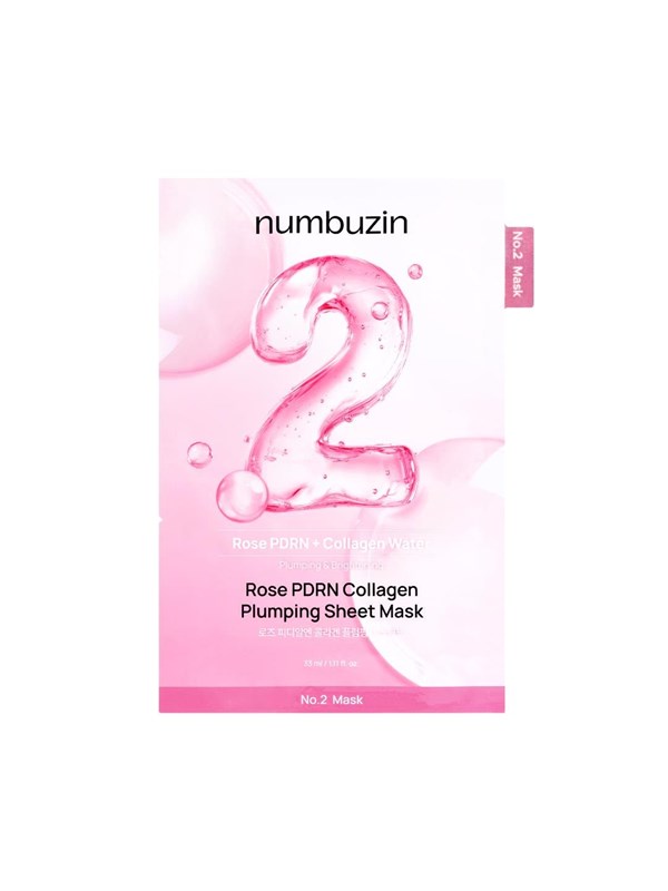 Numbuzin Rose Pdrn Collagen Plumping Sheet Mask - 33 ml