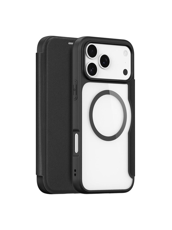 Dux Ducis Skin X Pro Case for iPhone 17 Pro with Wallet MagSafe Compatible - Black
