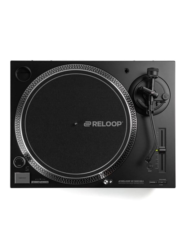 Reloop RP-5000 MK4 - Turntable - DJ - Levysoitin musta