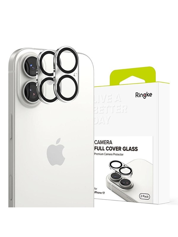 Ringke Camera Full Cover 2-pack Camera Protector for iPhone 17 - Black