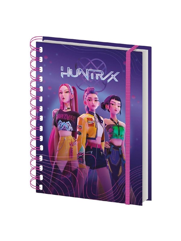 Pyramid K-Pop Demon Hunters (Huntrix) A4 Wiro Notebook