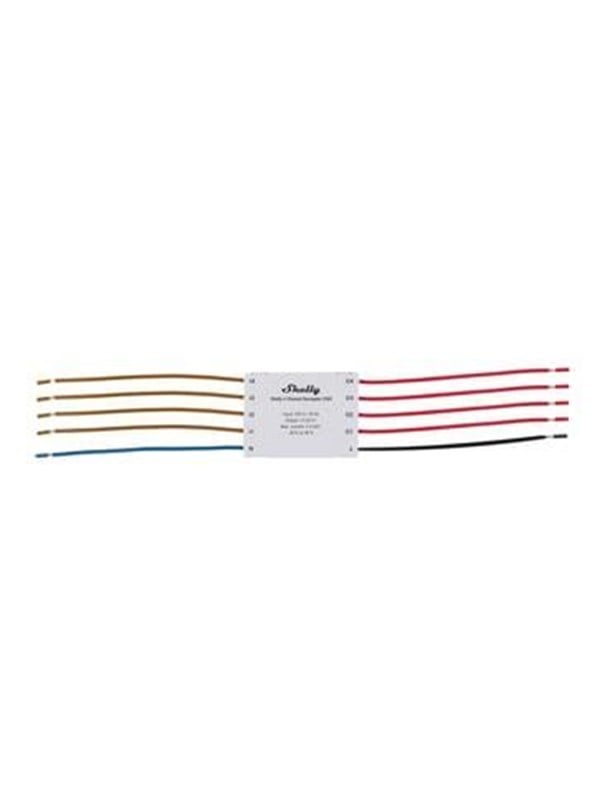 Shelly 4-Channel Decoupler 230V - AC-DC-signaalimuunnin