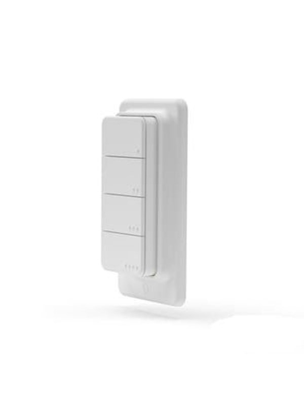 Shelly BLU RC Button 4 ZB White - Bluetooth- ja Zigbee -kaukosäädin, 4 kanavaa