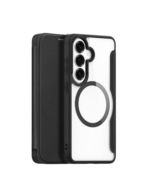 Dux Ducis Skin X Pro Wallet Case Compatible with MagSafe for Samsung Galaxy S26+ - Black