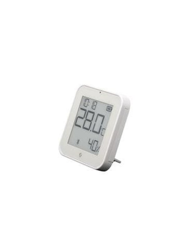 Shelly BLU H&T Display ZB white - Bluetooth- ja Zigbee-lämpötila- ja kosteussensori