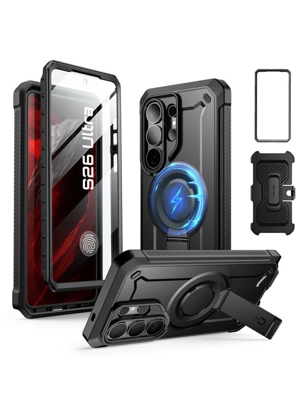 SUPCASE Unicorn Beetle Pro Mag MagSafe 2-set Case for Samsung Galaxy S26 Ultra - Black