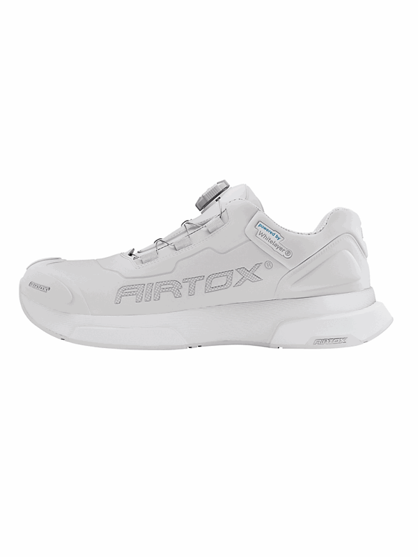 AIRTOX FW44 turvakengät, PRO smart lacing, Styrosoft-pohja 3.0, clean white - Str. 36