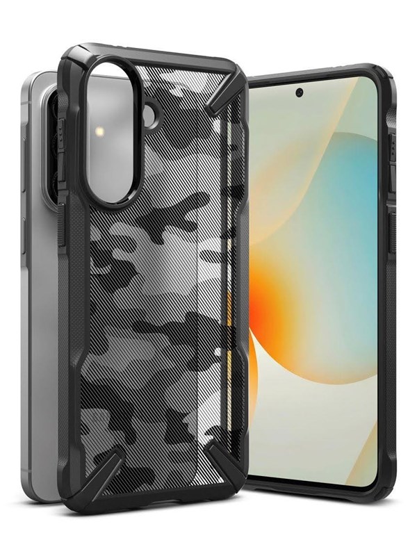 Ringke Fusion X Case for Samsung Galaxy A57 5G - Black and Grey