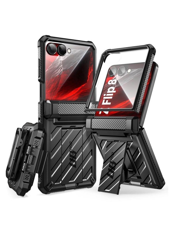 SUPCASE Unicorn Beetle Pro Case for Samsung Galaxy Z Flip 8 - Black