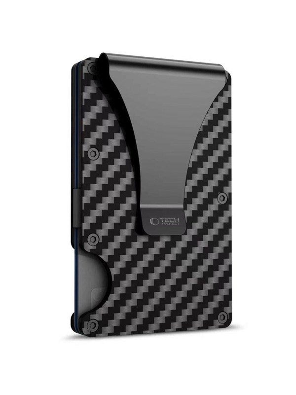 Tech-Protect Thorn RFID Carbon Wallet - Black