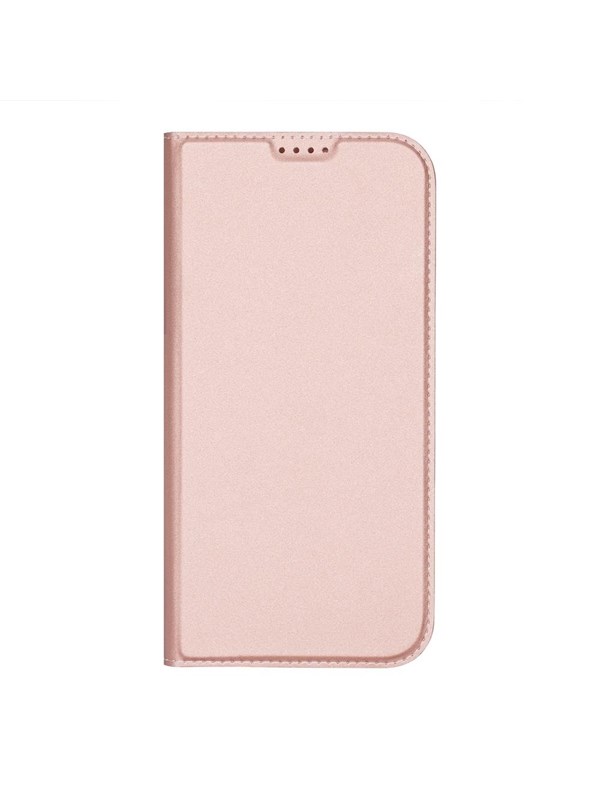 Dux Ducis Skin Pro Case for iPhone 16 Pro Max with Flip and Card Slot - Pink