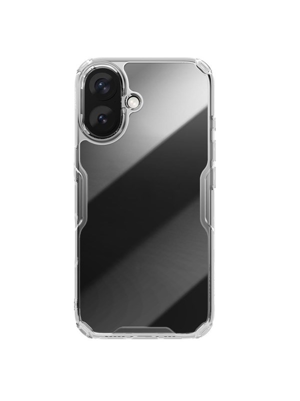 Nillkin Nature Pro Case for iPhone 16 - Clear and White