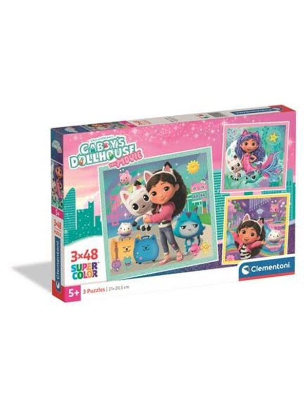 Clementoni Puzzle Gabby'S Dollhouse 2026 3x48 pieces Lattia