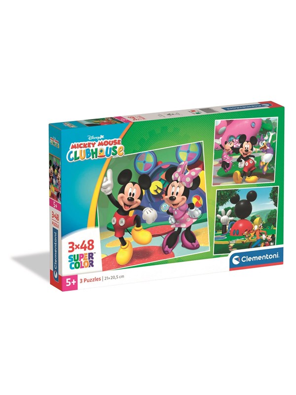 Clementoni Puzzle Mickey Mouse Club House 2026 3x48 pieces Lattia