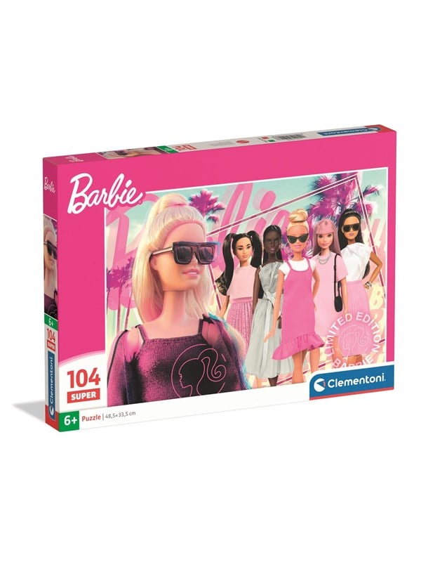 Clementoni Puzzle Super Barbie 2026 104 pieces Lattia