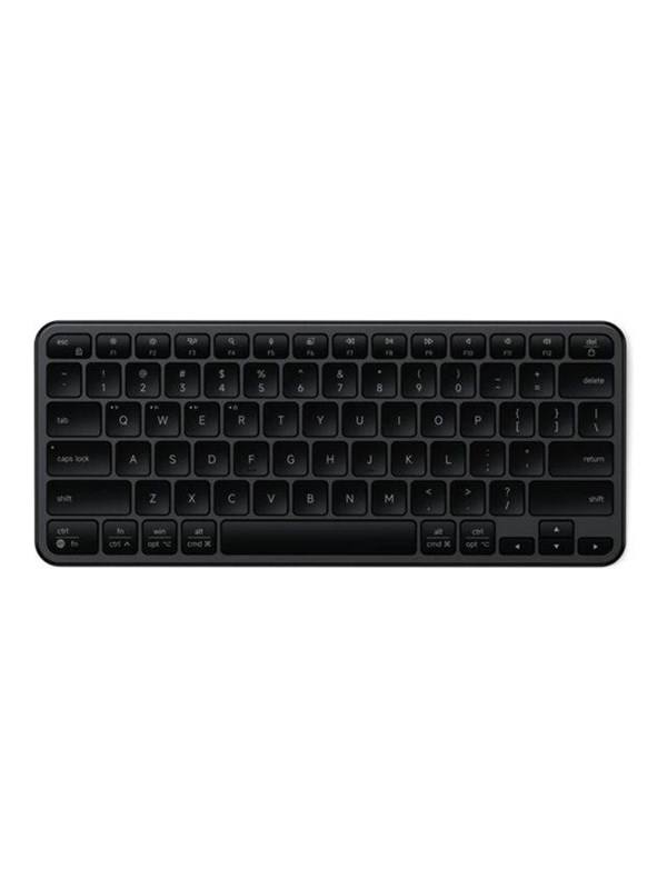 Satechi Slim EX1 - keyboard - QWERTY - Nordic - space black Input Device - Näppäimistö - Pohjoismainen - Musta