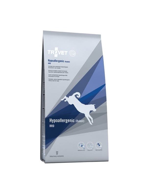 TROVET Hypoallergenic RRD Rabbit - dry dog food - 3kg
