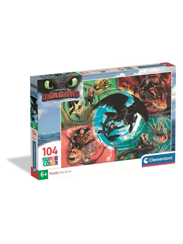 Clementoni Puzzle Dragon Trainer 104 pieces (2025) Lattia