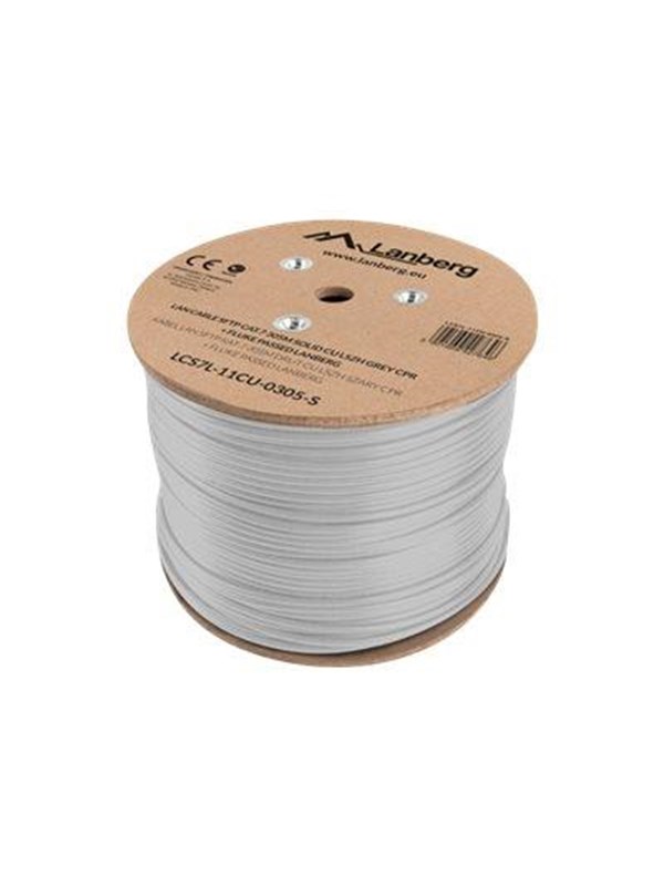 Lanberg bulk cable - 305 m - pantone cool grey 5C - Harmaa