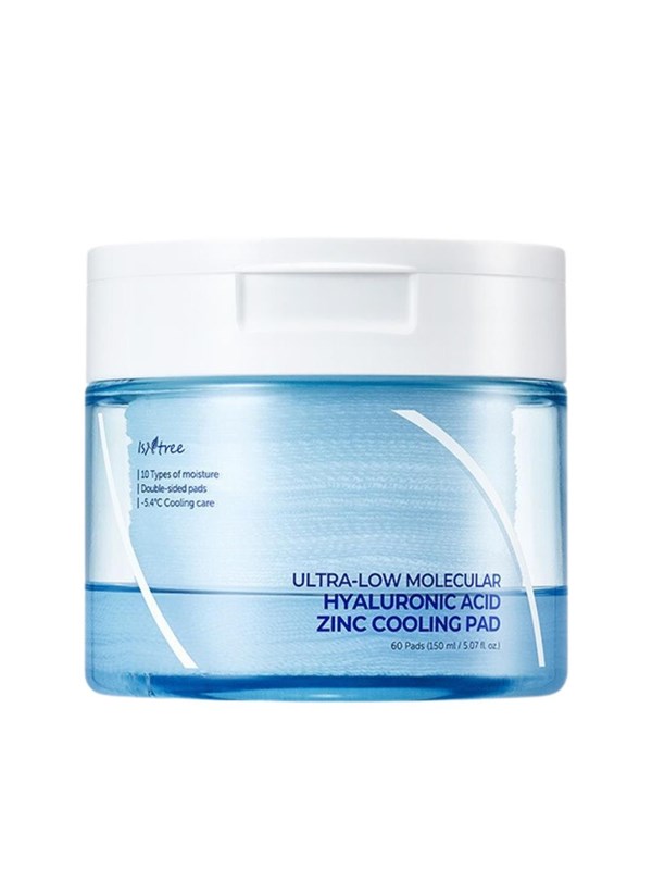 ISNTREE Molecular Hyaluronic Acid Zinc Cooling Pad 150ml