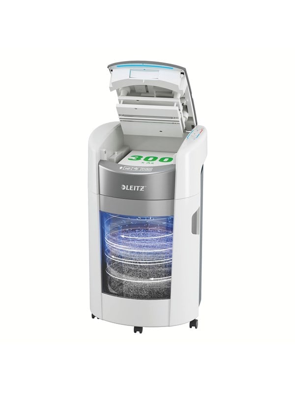 Leitz IQ OptiMax Office 300 automaattinen paperisilppuri, P4