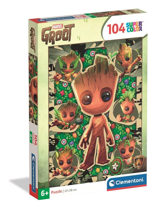 Clementoni Marvel I Am Groot -palapeli, 104 palaa 2D Palapelit