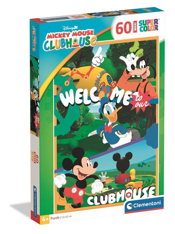 Clementoni Palapeli Maxi Mickey Mouse Club House 2026, 60 br 2D Palapelit