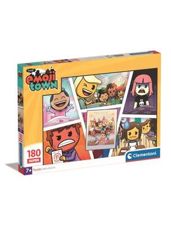Clementoni Palapeli Emoji town, 180 palaa 2D Palapelit