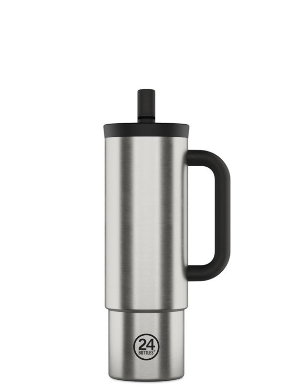 24Bottles - Straw Cup - Brushed Steel - 800 ml