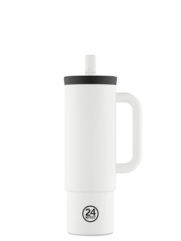 24Bottles - Straw Cup - Ice White - 800 ml
