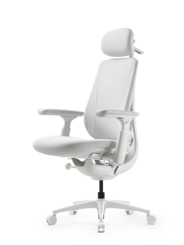 LiberNovo Maxis (Electric) - Glacier Office chair - Valkoinen