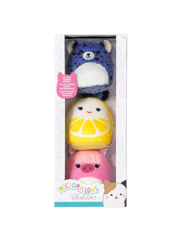 Squishmallows Micromallows (3-Pack) 6.5 cm