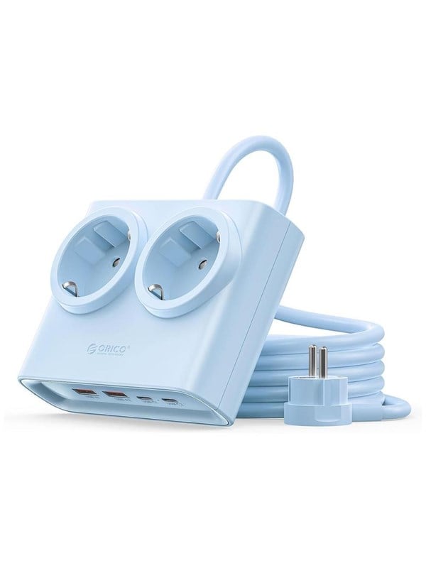ORICO PDC25 25W 6in1 Power Strip - Blue