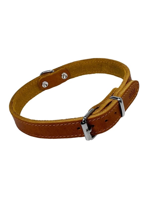 Nobby Halsbånd TABIL 45 cm (35-40 cm) 18 mm Cognac