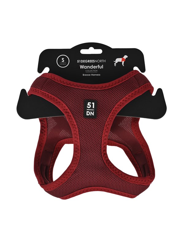51 Degrees North 51 - Wanderful - Y Harness - Breeze - Burgundy - S