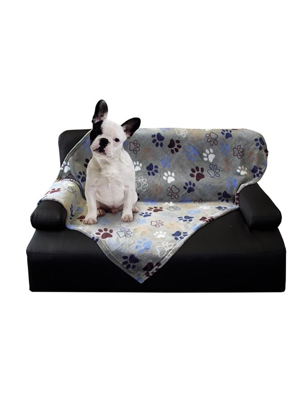 Nobby Fleece tæppe LISSI Classic 100 x 150 cm Grå