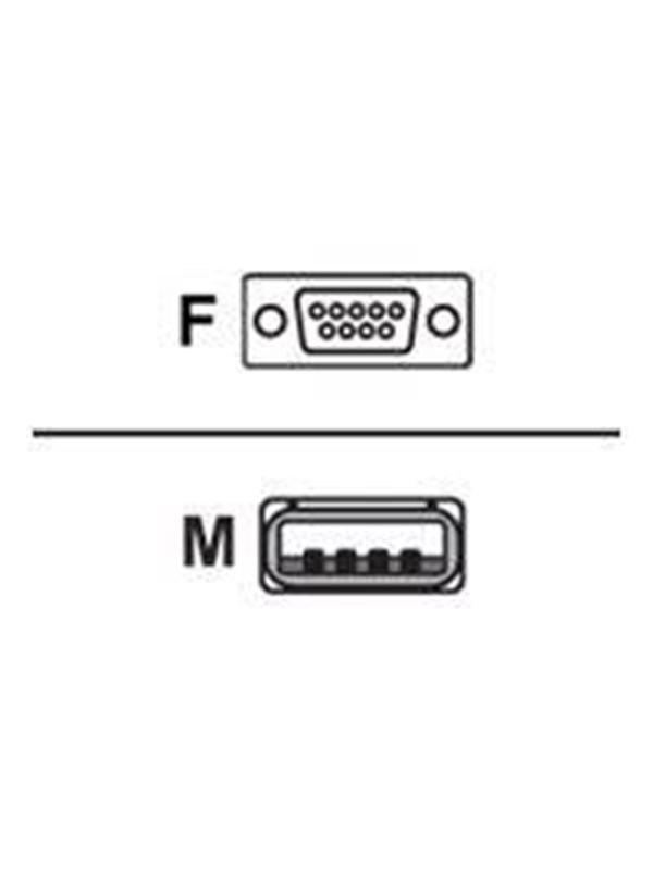 Honeywell - serial / power cable - USB to DB-9 - 3 m