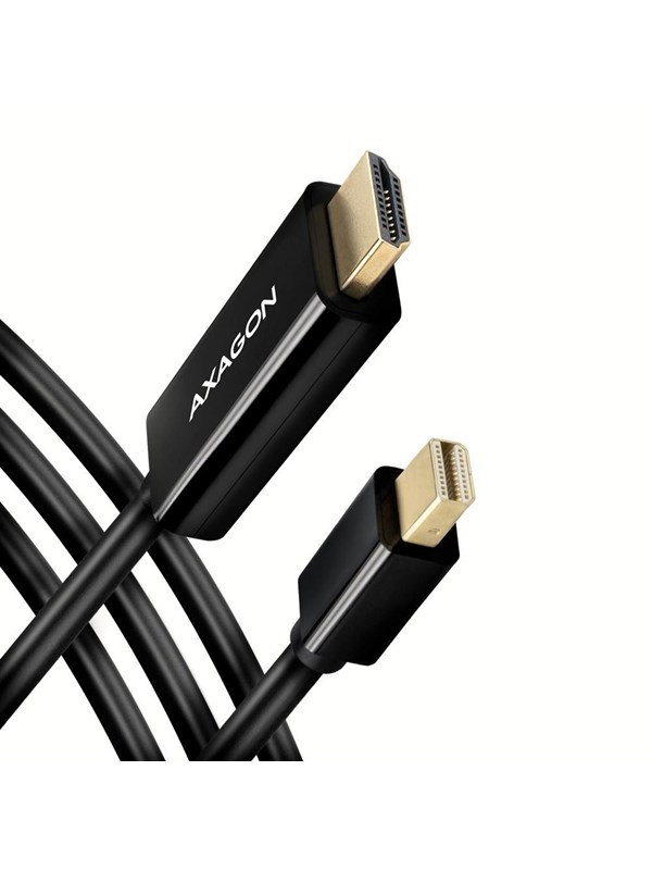 AXAGON RVDM-HI14C2 Mini-DisplayPort zu HDMI adapterikaapeli 4K/30 Hz 180 cm pitkä - kaapeli - digitaalinen/näyttö/video
