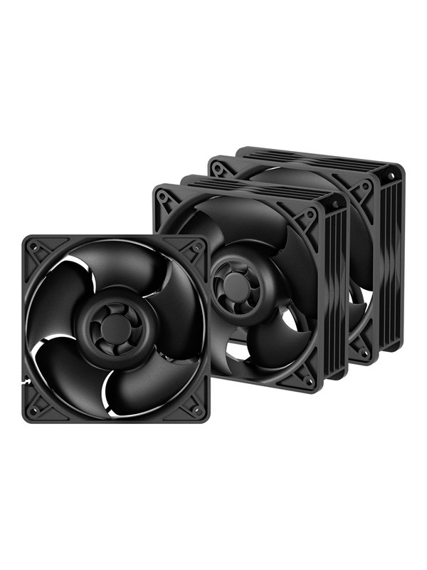 Arctic S12038-8K - case fan - Kotelotuuletin - 120mm - musta