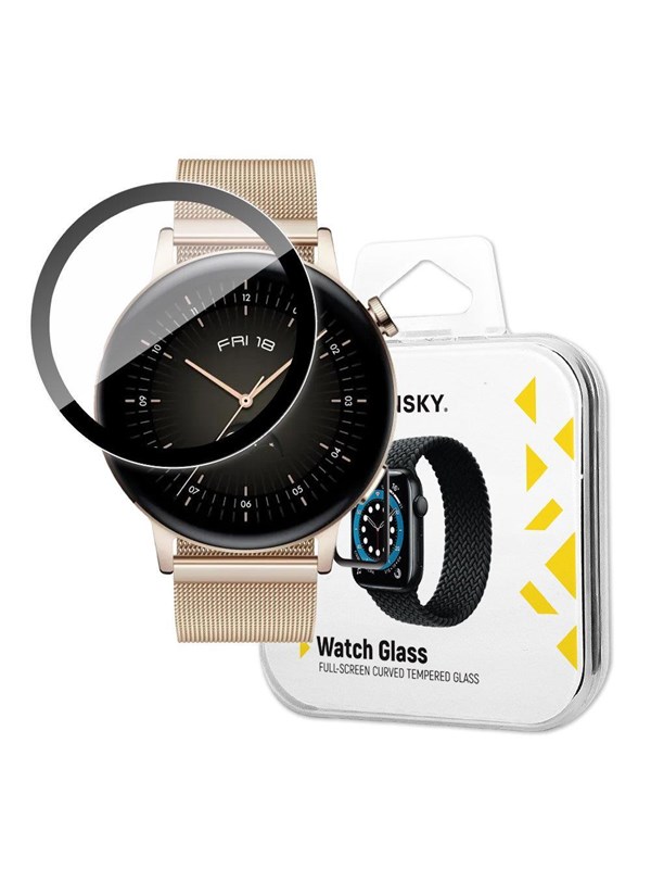 Wozinsky Watch Glass hybridilasi Huawei Watch GT 3 46 mm musta