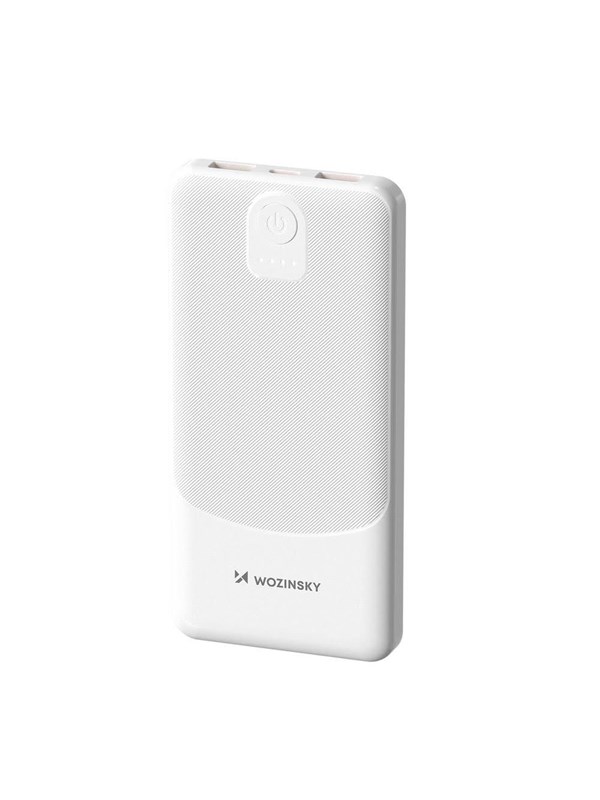 Wozinsky Powerbank Wpower WPBBK-3 10000 mAh 10W 2x USB-A 2A - white